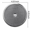 American Built Pro Clean-Out Cover Plate, 4-1/4 in. Diameter Plastic Flat Chrome 104FC P1